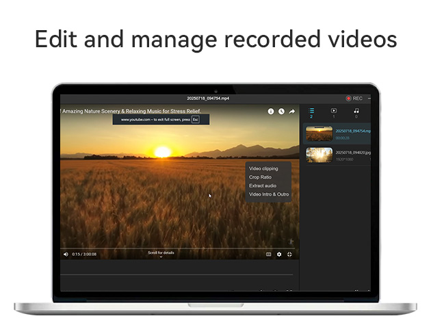 Built-in Editing