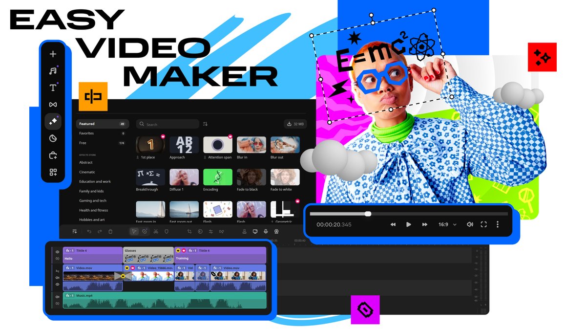 Movavi Academic easy video maker